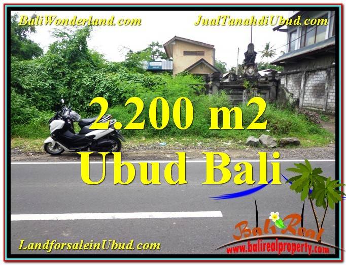 Beautiful PROPERTY Sentral Ubud 2,200 m2 LAND FOR SALE TJUB565